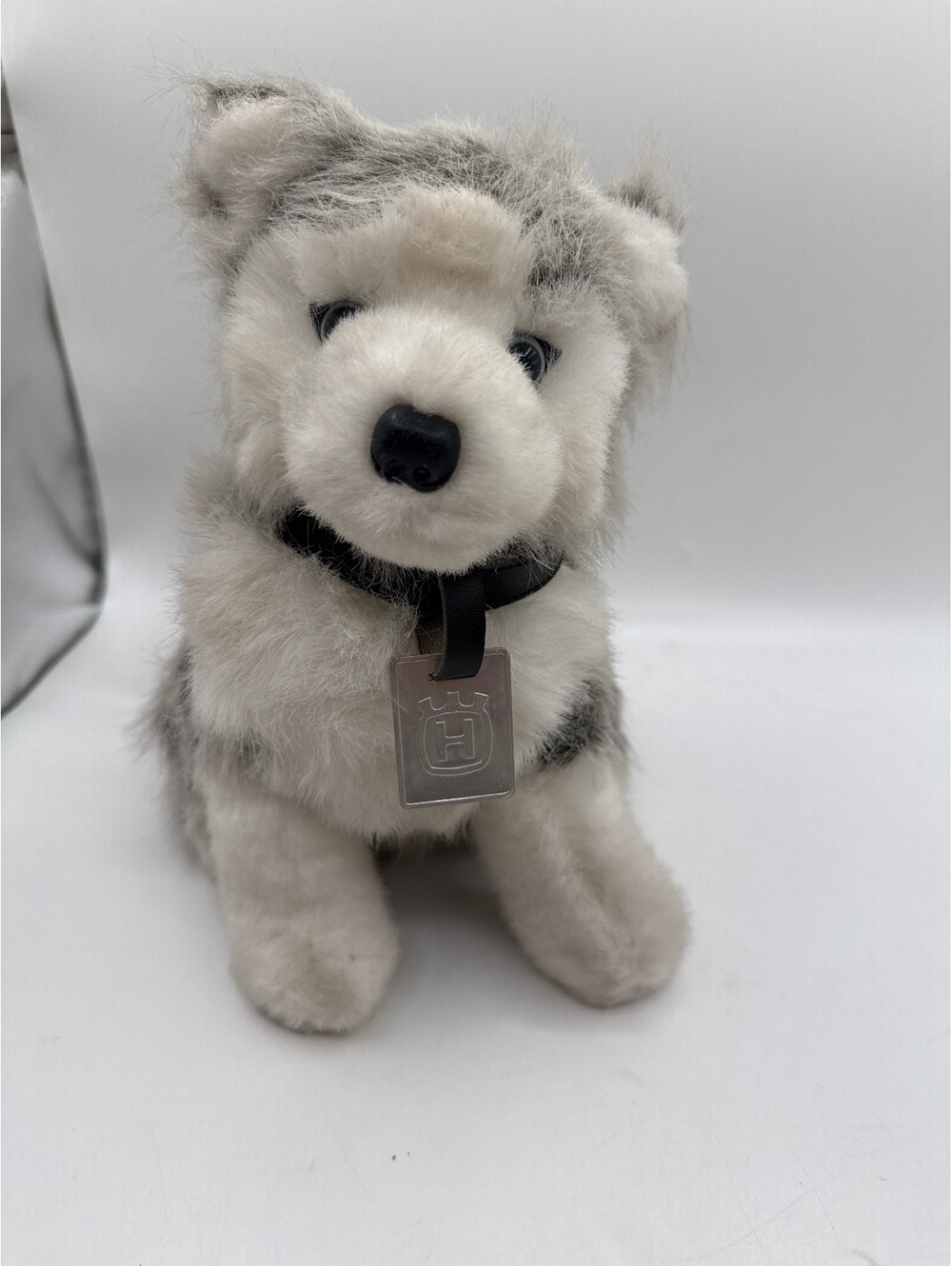 Vintage 1994 Husqvarna Plush Husky Dog Stuffed Animal motocross dirtbike